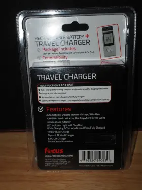 Fc-bx1-105 Focus Camera Battery Pack And Charger 110v Or 12v Compatible With Sony Np-bx1 #2
