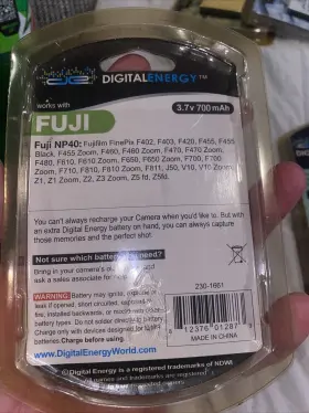 230-1661 Fuji Digital Energy Camera Battery Np40 Rechargeable New #2