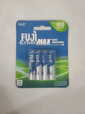 3400bp4 Fuji Batteries Enviromax Aaa Extra Heavy-duty 4 Pk