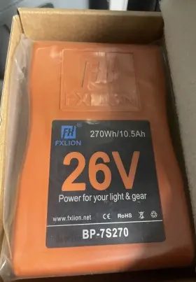 Bp-7s270 Fx Lion 1005062 26v High Power Gold-mount Lithium-ion Battery - Sku#1520898