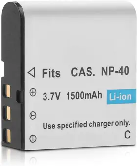 Np-40 Geekam 313039571541 Battery Pack 1500mah Rechargeable 3-pack With Usb Dual Charger F #3