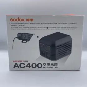 Godox-ac400 Godox Ac400 Ac Power Unit Source Adapter With 5m Cable For Ad400 Pro Flash