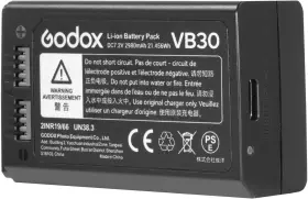 Inus-s-07070780 Godox Vb30 Battery For V100 V1pro V1 Replacement With Usb C Port