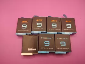 Ajbat-001 Gopro 9 Jhtc Cool Show Rechargeable Battery For Hero Lot Of 7 Ahdbt 901