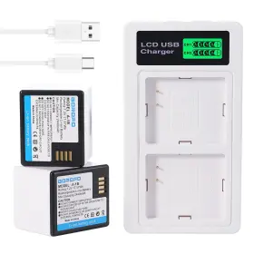 Arlo-a1-2d Gorofo 2-pack 2-arlo A-1 A-1b A-1c Battery And Charger For Arlo Pro Pr