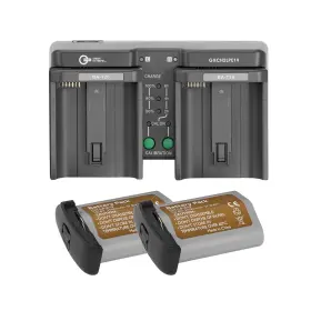 Gx-lp-e19 Green Extreme 2x Lp-e19 37.8wh 10.8v 3500mah Camera Battery And Dual Charger Kit