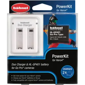 Hl-goproh4 Hahnel Duo Charger And Battery Combo For Gopro Hero4 #2
