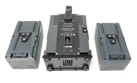 Rp-350n Hawk Woods 2x 350wh V-mount Batteries Hawk-woods Reel Power 26v W Dual Charger #2