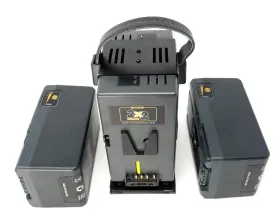 Rp-350n Hawk Woods 2x 350wh V-mount Batteries Hawk-woods Reel Power 26v W Dual Charger #3