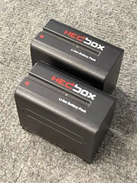 Rp-npf970 Hedbox Lithium Battery Pack 48.8wh 7.4v Sony Np-f-type Qty 2