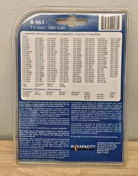 Np-f330 Hi Capacity Power Products B-961 New Replacement Battery Sony Np-f330/f550 Li-ion Camcorder/digital Camera #2