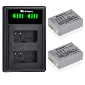 Nb-10l Hisewen 728990871782 Battery 2 Pack And Dual Charger For Canon Powershot G1 X G3
