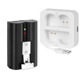 Hiweld 745431440390 1-pack 6040mah Replacement Battery With White Charger Station For Ring-doorbe