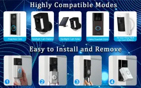 Hiweld 765851360108 2sets Battery And Usb Charging Station Is Compatible With Ring-doorbe #2