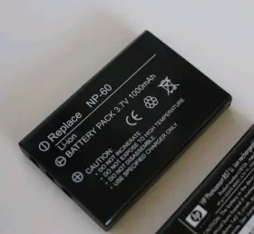L1812a Hp 2 Rechargeable Batteries Np-60 And Original Photosmart R07 Li-ion #2