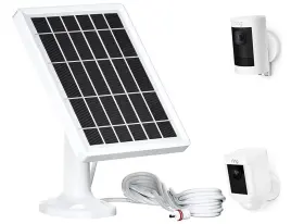 Wfasqwa476 Hpdmsos Solar Panel Charger For Ring Stick Up Cam And Spotlight Waterproof Fast Charge
