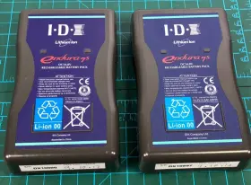 Vl-pvc1 Idx System Technology Lot Li-ion V-mount 5 Batteries With Charger #3