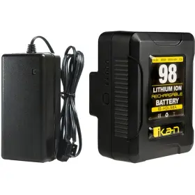 Ib-hdl98 Ikan 847983025527 Compact Battery And Charger Kit V-mount - Sku#1953859
