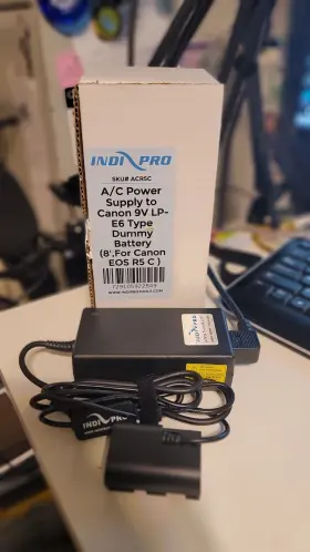 Acr5c Indipro Canon Lp-6 A/c Powered Dummy Battery