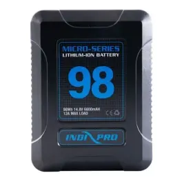 Pskt25 Indipro Micro-series 98wh V-mount Battery Kit With Rod Plate And D-tap Charger #2