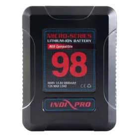 Rdm98s Indipro Micro-series 98wh V-mount Li-ion Battery For Red Dsmc And Dsmc2 Cameras