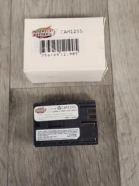 Cam1255 Interstate Batteries 656489121905 7.2v 1300mah 9 36wh Lion Canon Camcorder Battery
