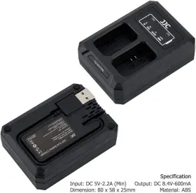 Np-fw50 Jjc 313091660627 Battery Charger Usb Dual Slot For Sony Zv-e10 A6000 A6100 A6300 A640 #2