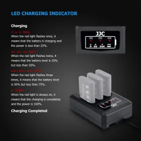 Np-bx1 Jjc 972502078365 Triple Charger For Sony Battery Compatible With Zv-1 Rx100 Vii R #3
