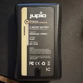 Bvm0005 Jupio Bvm0004 Proline 14.4v 95wh Lithium-ion Battery V-mount