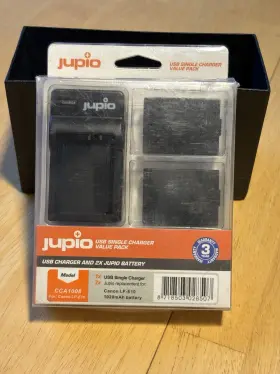 Cca1008 Jupio Value Pack 2x Canon Lp-e10 5v 1020mah Lithium-ion Battery And Usb Charger