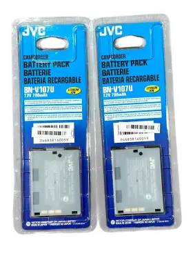Bn-v107u Jvc 046838160059 Li-ion Battery 700mah 7.2v New Lot Of 2 Oem #2