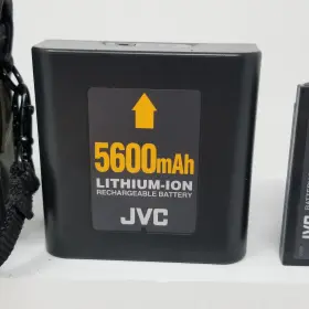 Bn-v514u Jvc Bn-v408u Minidv Camcorder Battery Lot - 1x Bn-v856u 5600mah Case And 2x #2