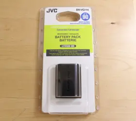 Bn-vg114 Jvc Genuine Lithium Ion Battery Pack New And Sealed Oem