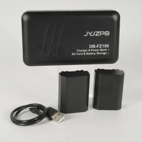 Db-fz100 Jyjzpb Battery Charger And Power Bank With 2 Batteries #2