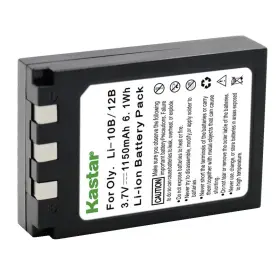 Li-10b Kastar 110220281438 Li-10b/12b 3.7v 1150mah Li-ion Rechargeable Battery Compatible With Olympus M