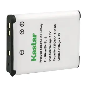 En-el19 Kastar 422851562506 Battery For Nikon Coolpix S4100 S4150 S4200 S4300 S4400 S5200 S5300 S