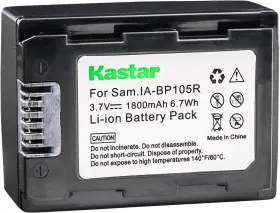 4331974716 Kastar Ia-bp105r Battery For Samsung Hmx-f80 Hmx-f90 Hmx-f800 Hmx-f900