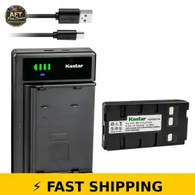 Kastar 605832459592 Replacement Battery And Usb Charger For Panasonic Camcorders