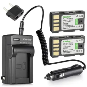 Bn-vf808u Kastar 636790602447 Bn-vf808 Battery 2-pack And Charger Kit For Jvc Bn-vf815