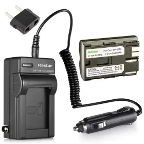Fv100 Kastar 636790618578 Battery 1 Pack And Charger Kit For Canon Zr40 Zr45 Zr50 Zr60 Zr70 Zr80