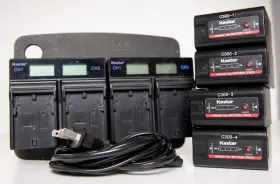 Bp-980g Kastar 636790625804 Two Rapid Chargers And Four Pro Batteries For Canon Eos C100 C300