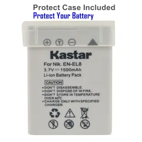 En-el8 Kastar 636790630839 Battery X2 And Slim Usb Charger For Nik Coolpix P1 P2 S1 S2 S3 S #2