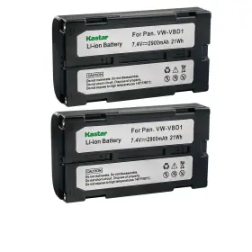 Vm-bpl13j Kastar 638457364897 2-pack Vw-vbd1 Battery For Hitachi Vm-bpl13 Vm-bpl13a Vm-bpl27
