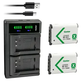 Np-bx1 Kastar 638457422061 2-pack Battery And Ltd2 Usb Charger For Sony Type X X-