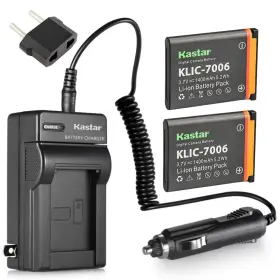 Klic-7006 Kastar 687077436194 Battery 2x And Charger For Kodak Easyshare M22 M23 M200 M