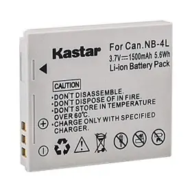 Cb-2lv Kastar 687077441297 Battery 3-pack And Charger Kit For Canon Nb-4l Work With Powe #2