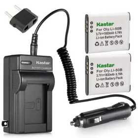 Sz-30mr Kastar 687077443130 2x Battery Charger For Olympus Li-50b Li-50c And Xz-1 Sz-10 Sz-11 Sz-