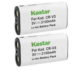 Cr-v3 Kastar 687077448586 Battery 2-pack Replacement For Powershot A60 70 75 300 Coolpix 600 700