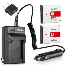 Dsc-w120 Kastar 852675825194 Battery 2-pack And Charger For Sony Np-bg1 Np-fg1 Cyber-shot