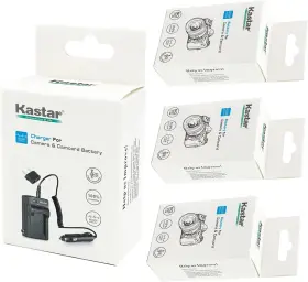 Dcr-dvd105 Kastar B00swybxgg Battery 3-pack And Charger Kit For Sony Dvd Handycam
